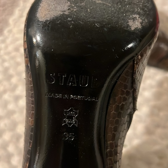 AUTHENTIC Staud Snake print boots - Picture 4 of 6